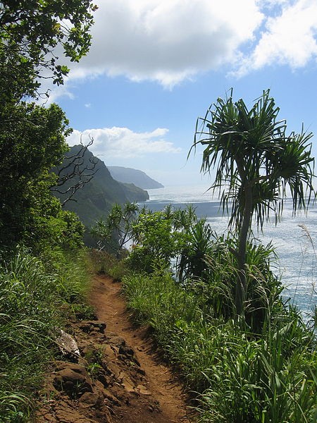 Kalalau Trail along the Na Pali Coast